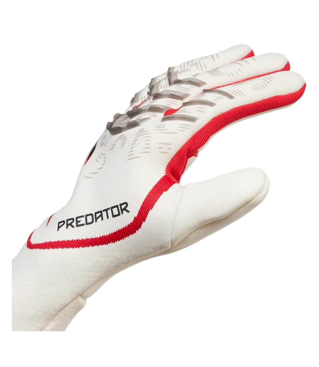 Gants de gardien blanc/rouge adidas predator gl pro-2