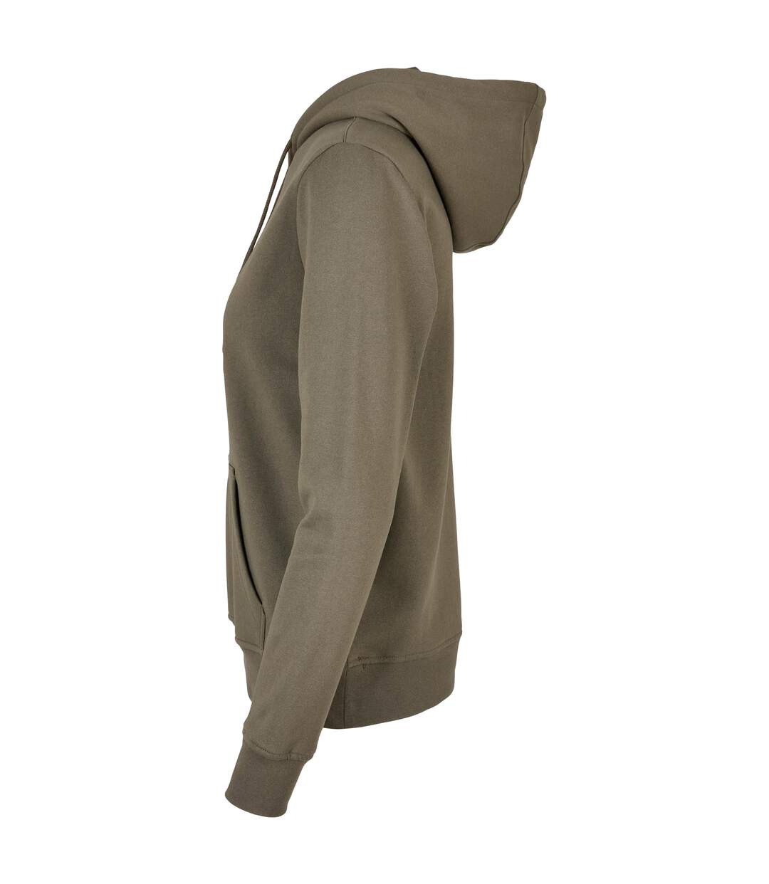 Womens/ladies Basic Hoodie Olive Build Your Brand-3