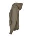 Womens/ladies Basic Hoodie Olive Build Your Brand-3