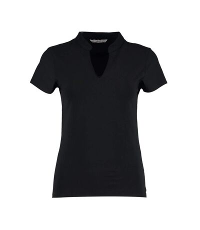 T-shirt corporate femme noir Kustom Kit