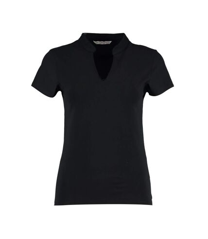 T-shirt corporate femme noir Kustom Kit