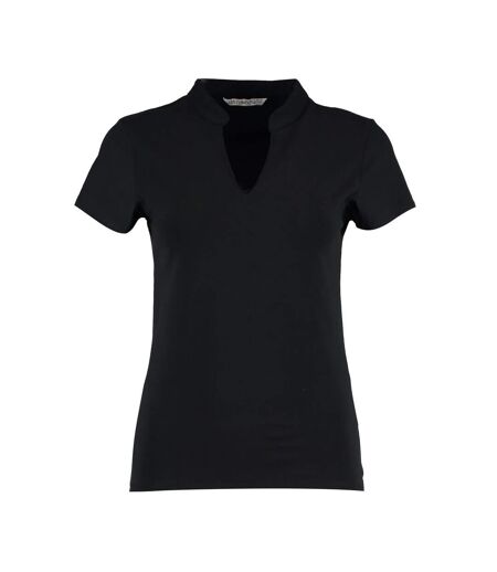 T-shirt corporate femme noir Kustom Kit