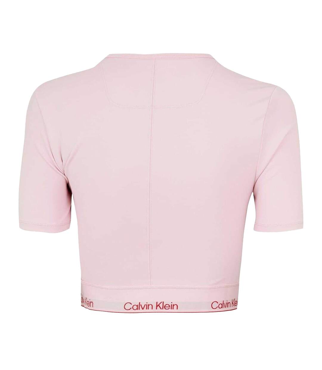 T-shirt Court Femme Rose Calvin Klein-2