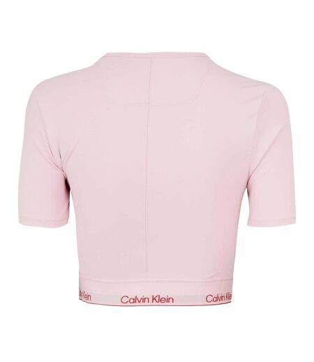 T-shirt Court Femme Rose Calvin Klein
