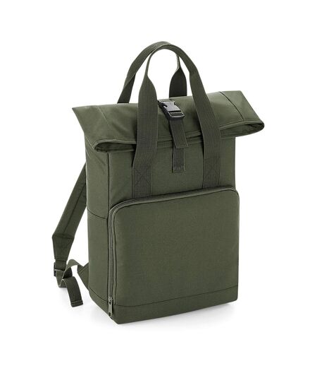 BagBase Twin Handle Roll-Top Backpack (Olive Green) (One Size) - UTRW7125