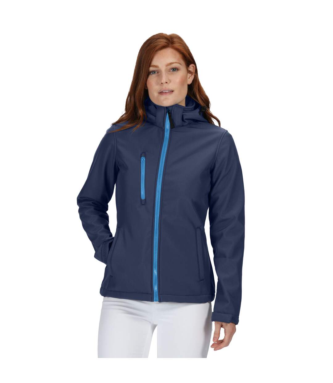 Veste softshell venturer femme bleu marine/bleu clair Regatta