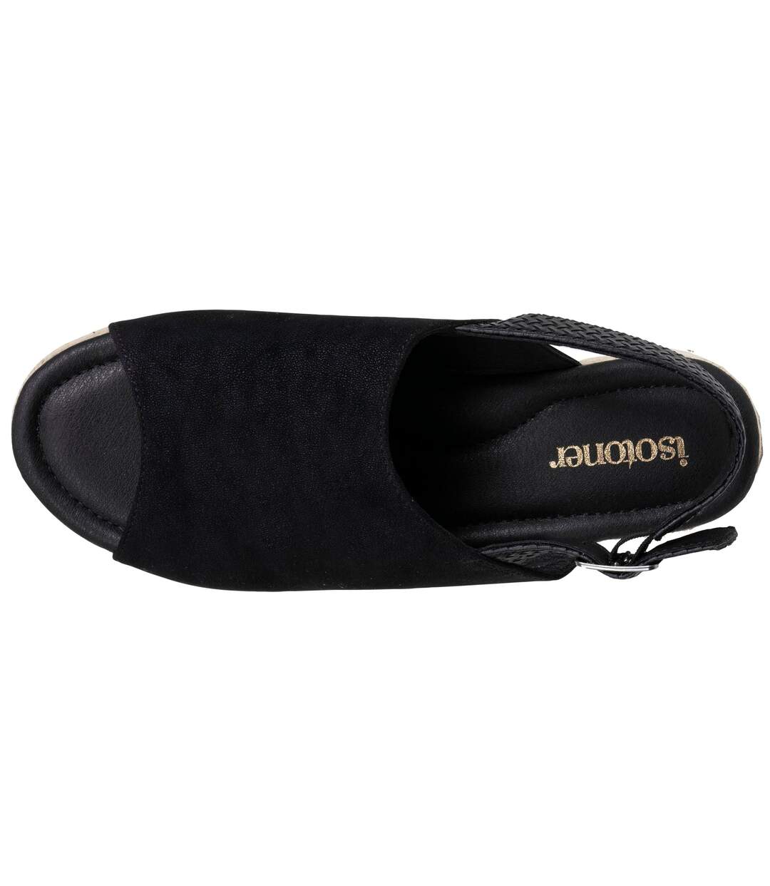 Isotoner Sandales femme semelle à mémoire de forme talon 3,5 cm-3