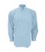 Chemise À Manches Longues Homme Bleu Clair Kustom Kit-1