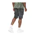 Mens Bardon Camo Cargo Shorts Black Camo Crosshatch-3