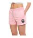 Short femme uni acid wash lien de serrage et patch côté Palm Paradise Vondutch-2