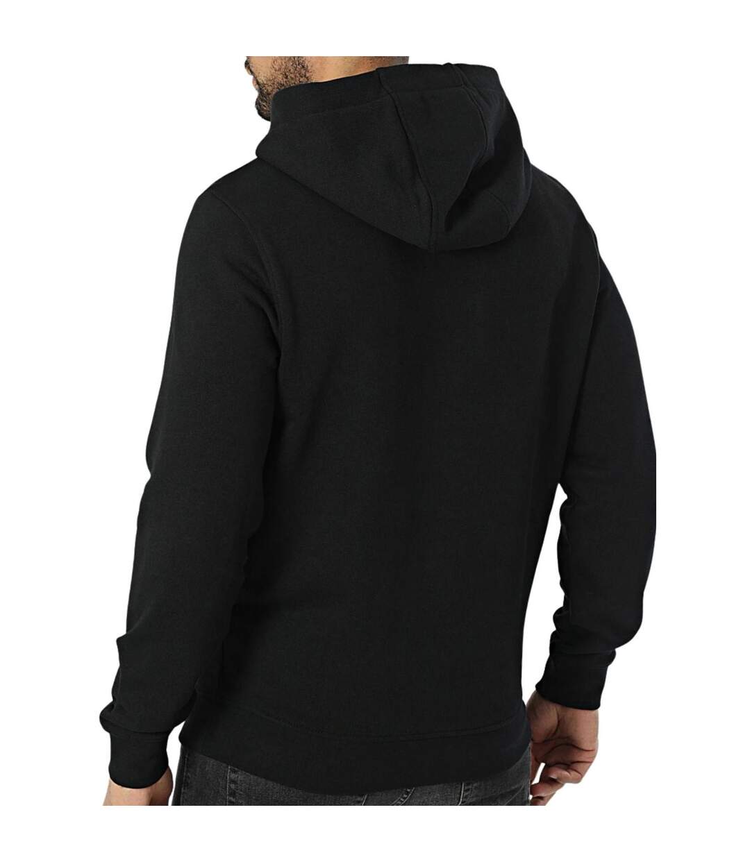 Sweat À Capuche Motif/style Logo Homme Noir Guess-2