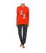 KLP2 Women's Long Sleeve Plush Winter Pajamas