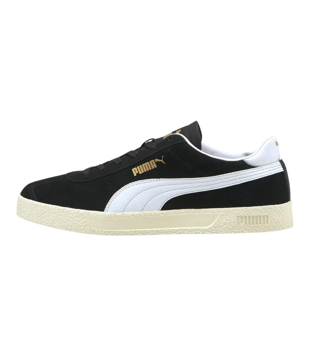 Baskets Club Homme Blanc Noir Puma-1