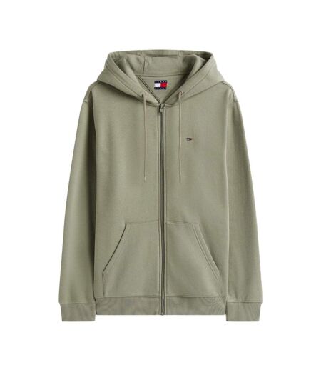 Sweat zippé vert homme tommy hilfiger dm0dm2