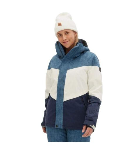Blouson De Ski Femme Blanc Bleu O´Neill