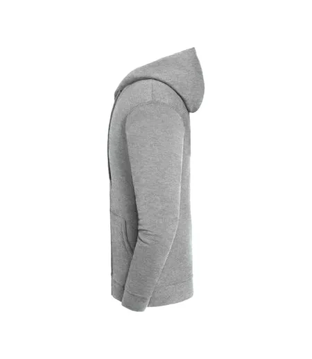 Veste Unie À Capuche Ajustable Iconic Premium Adulte Gris Clair Chiné Fruit Of The Loom