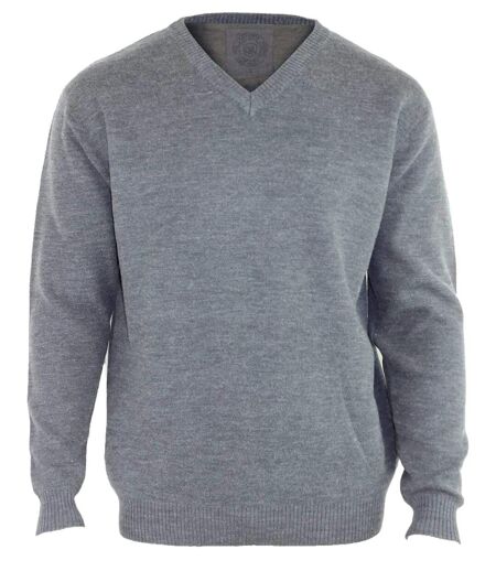 Pull col V avec laine PUL2004A
