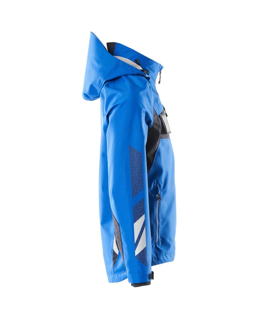 Mens Accelerate Soft Shell Jacket Azure Blue Dark Navy Mascot-3