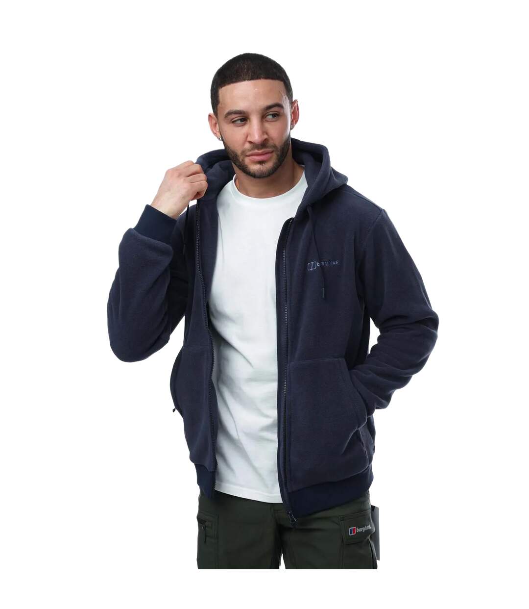 Mens Prism Polartech Full Zip Hoodie Navy Berghaus-3