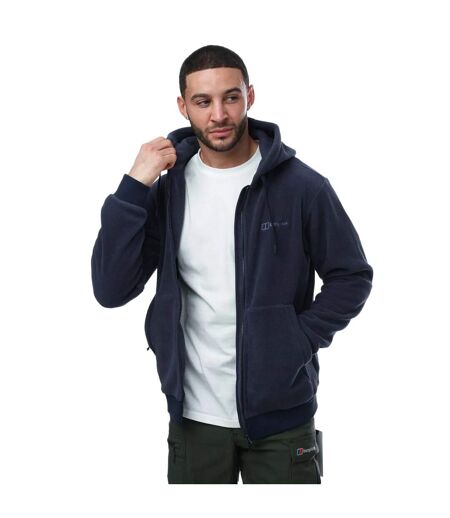 Mens Prism Polartech Full Zip Hoodie Navy Berghaus