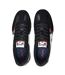 Womens/ladies Leather Trainers Black White Levis-4