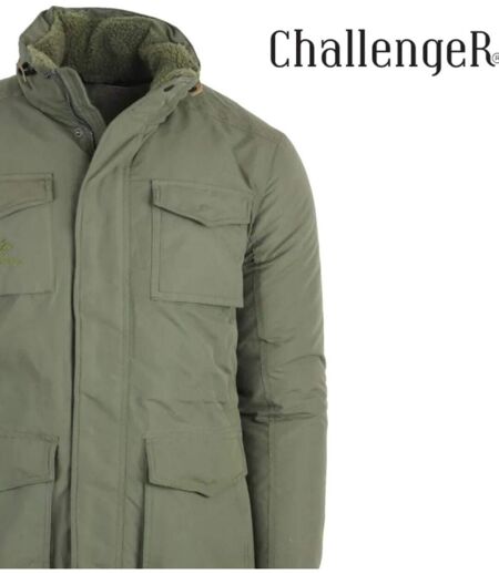 CHALLENGER PAR2001A — Parka doublée kaki : protection thermique et déperlante