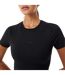 Womens/ladies Sophie Habboo Cropped T-shirt Black USA Pro-4