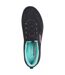 Womens/ladies summits new nature trainers black/blue Skechers-4