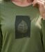 MAYFLOWER NIKKI4 : Tee-shirt manches longues olive en coton pour un style naturel-4