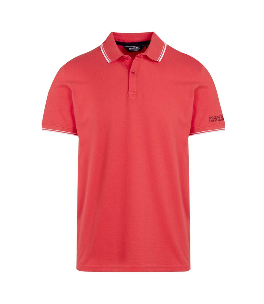 Mens tadeo polo shirt red sky/white Regatta