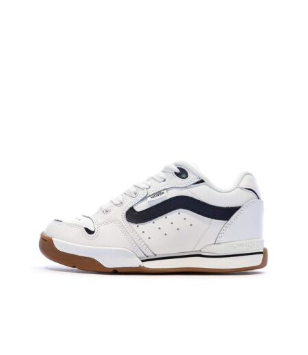 Baskets blanc/noir homme vans old skool canvas block b