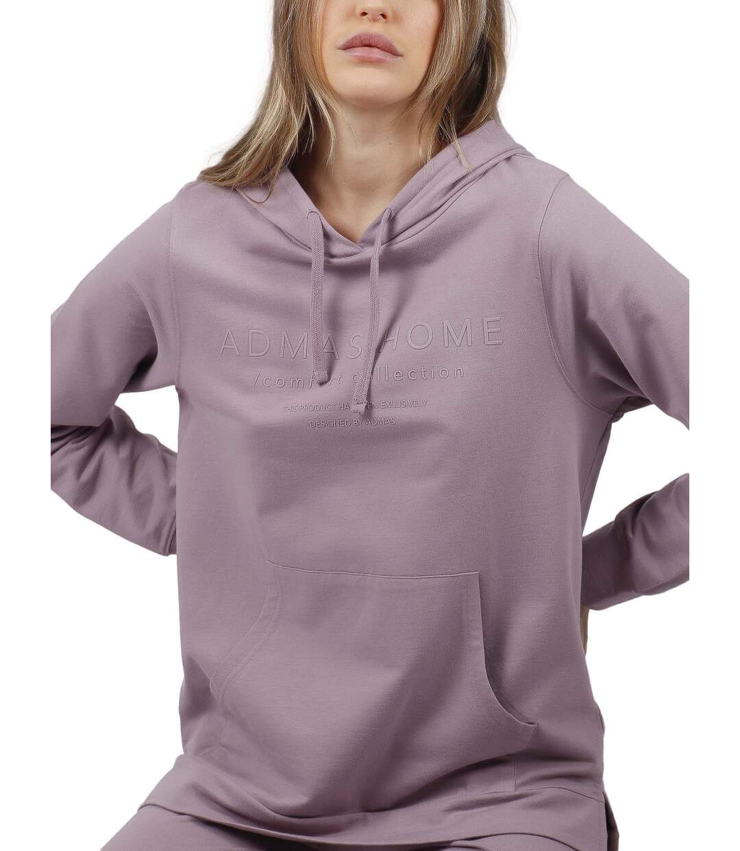 Pyjama tenue d'intérieur pantalon sweat capuche Comfort Home Admas-3