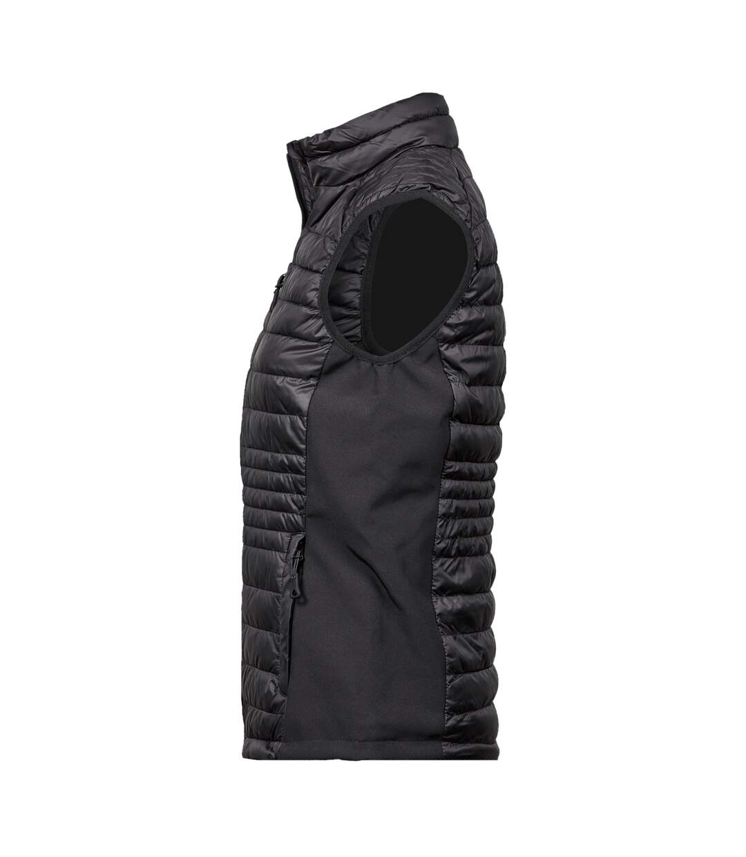 Womens/ladies Crossover Body Warmer Black Tee Jays-3