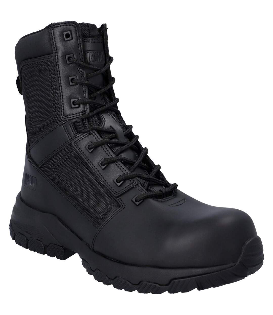 Unisex Adult Vanguard 8.0 Leather Safety Boots Black Magnum-1