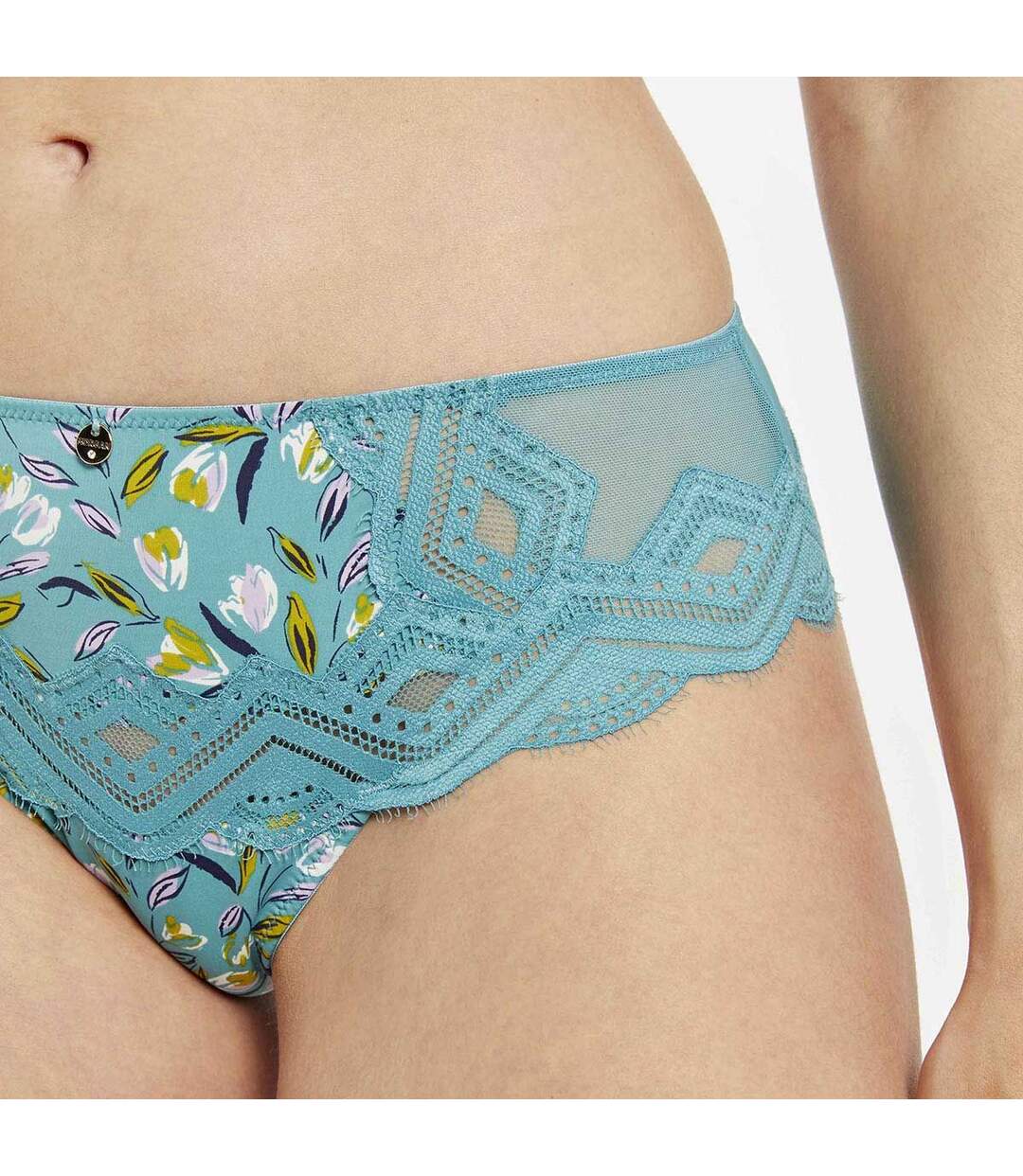 Shorty tanga bleu Candice-4