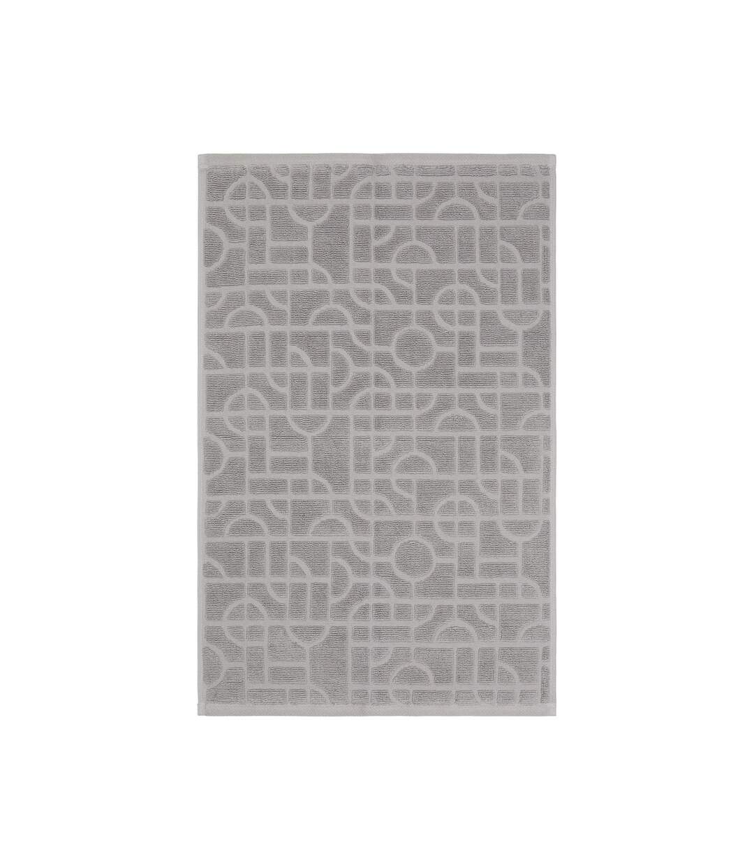 Pack of 4  Verso organic cotton towel set  one size grey Vinga-3