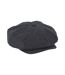 Beechfield Unisex Adult Baker Boy Melton Wool Cap (Charcoal Marl) - UTPC5627