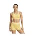 Brassière De Sport Femme Jaune Adidas-4