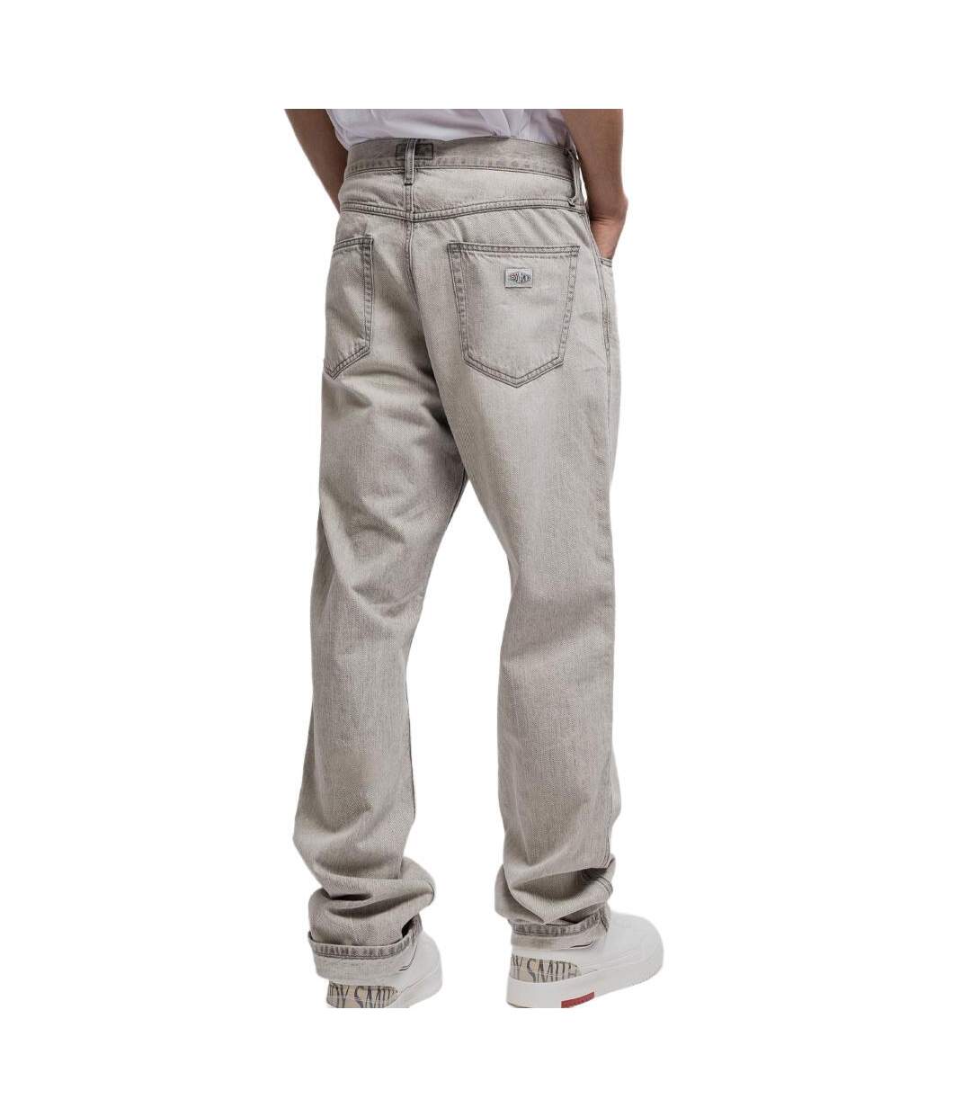 Jean loose gris homme teddy smith memphis straigh-2