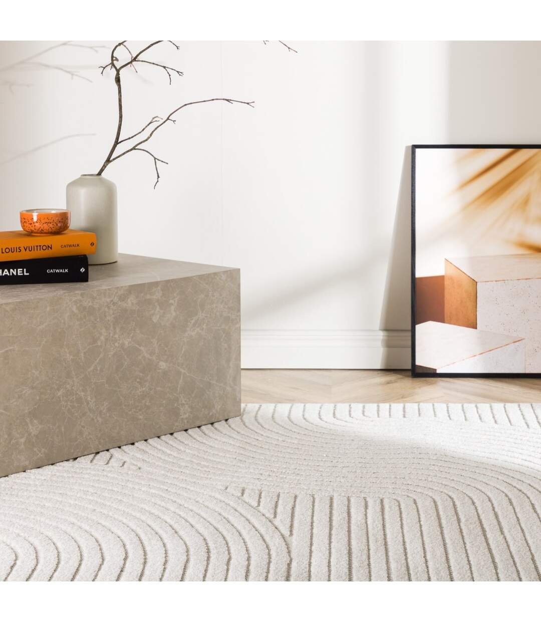 Tapis Déco Vince Solar 200x290cm Naturel-3