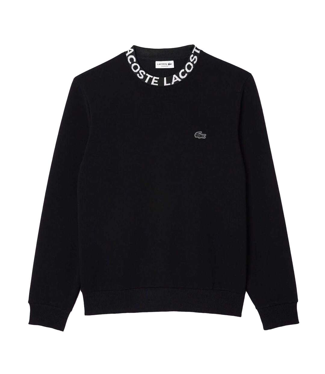 Sweat Style Logo Homme Noir Lacoste-2