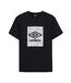 Mens Geo Wave T-shirt Black Umbro-1