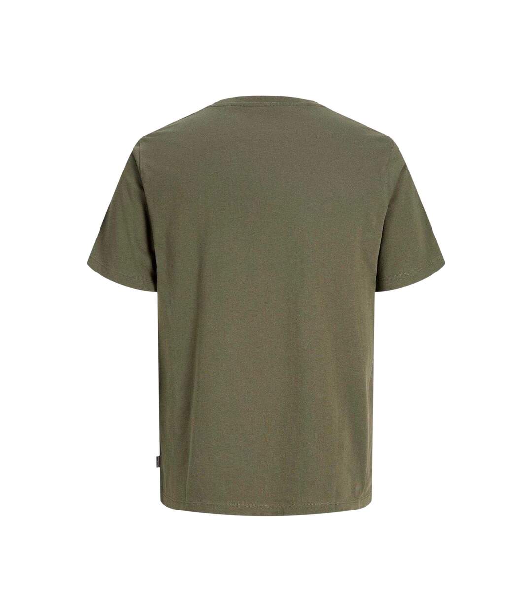 T-shirt Motif/style Uni Basic Homme Kaki Foncé Jack And Jones-3