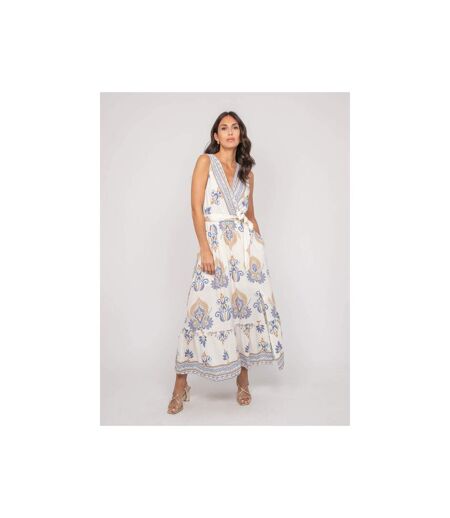 Robe sans manches motif cache-coeur ILDEMA - Dona X Lisa