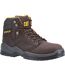 Caterpillar Mens Striver Lace Up Injected Leather Safety Boot (Brown) - UTFS6989