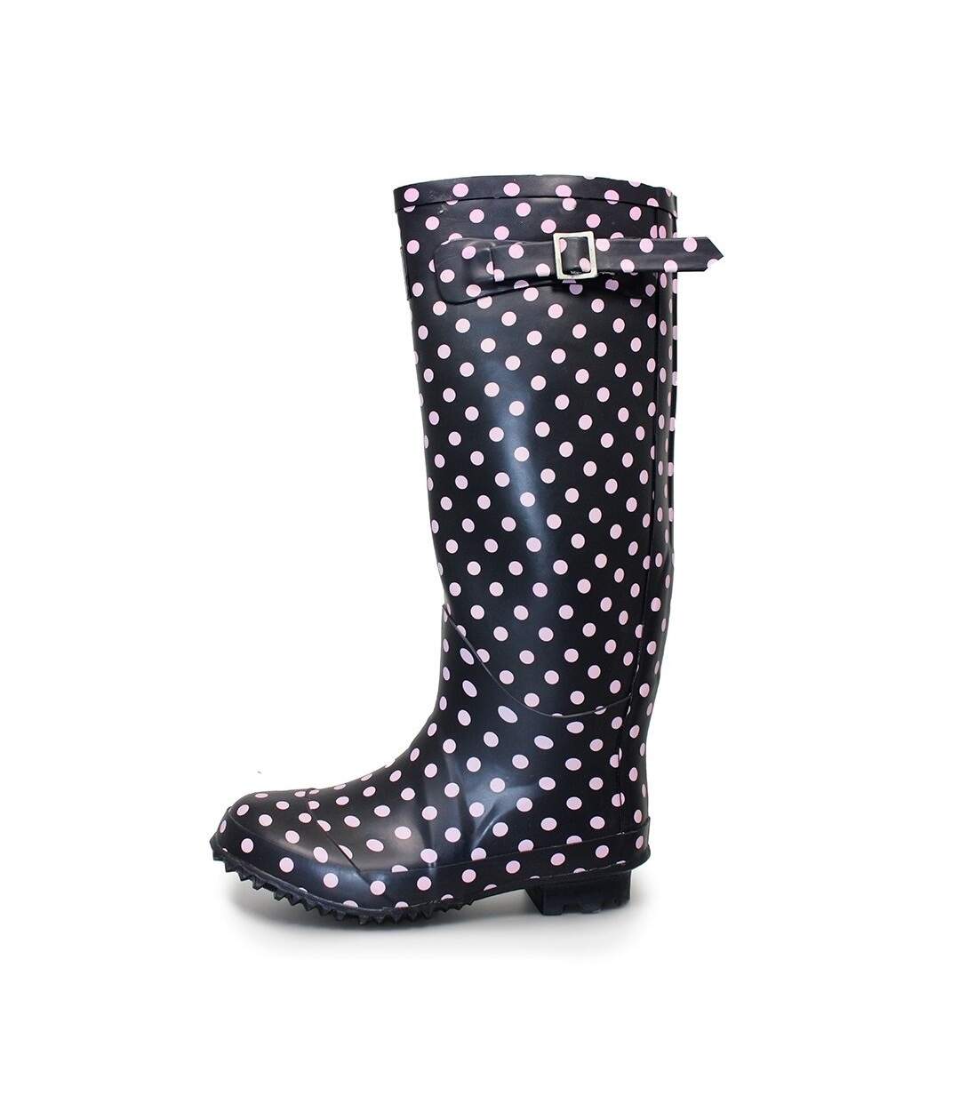 Bottes de pluie femme bleu Lunar-3