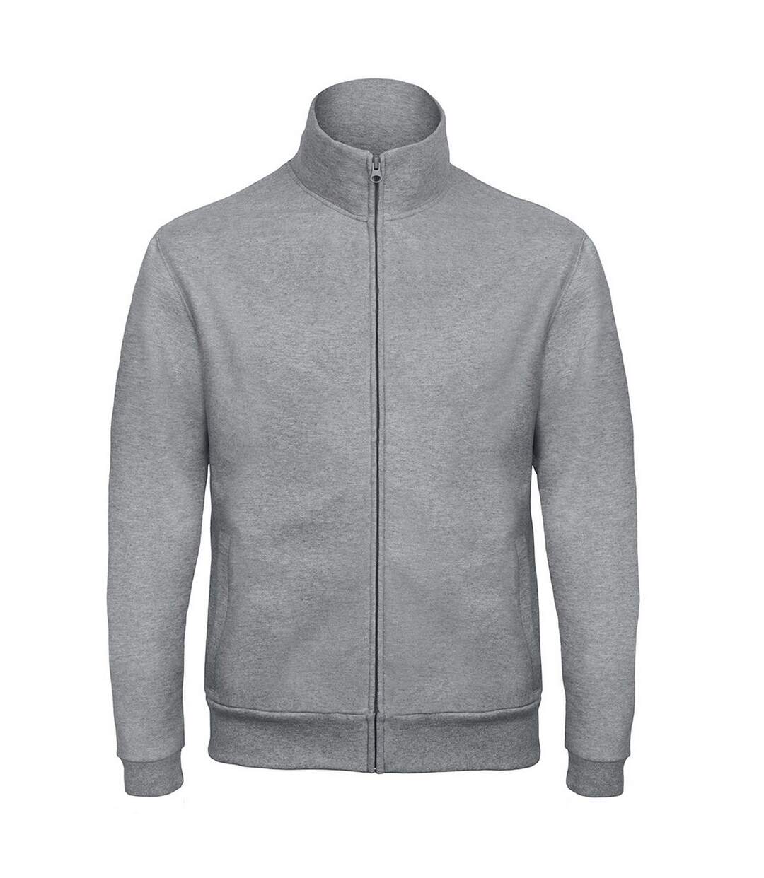 Veste De Survêtement Id.206 50/50 Adulte Gris Chiné B&C-1