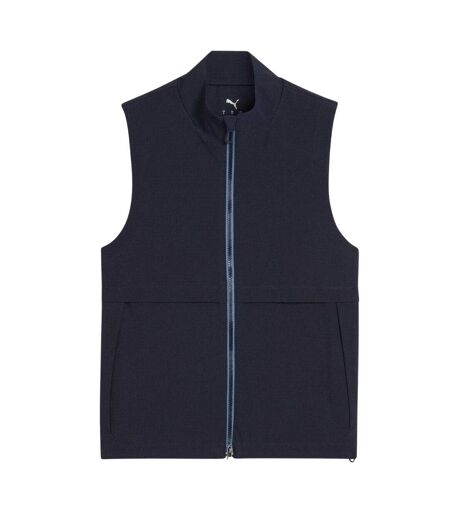 Womens/ladies Performance Sleeveless Golf Gilet Navy Blazer Puma