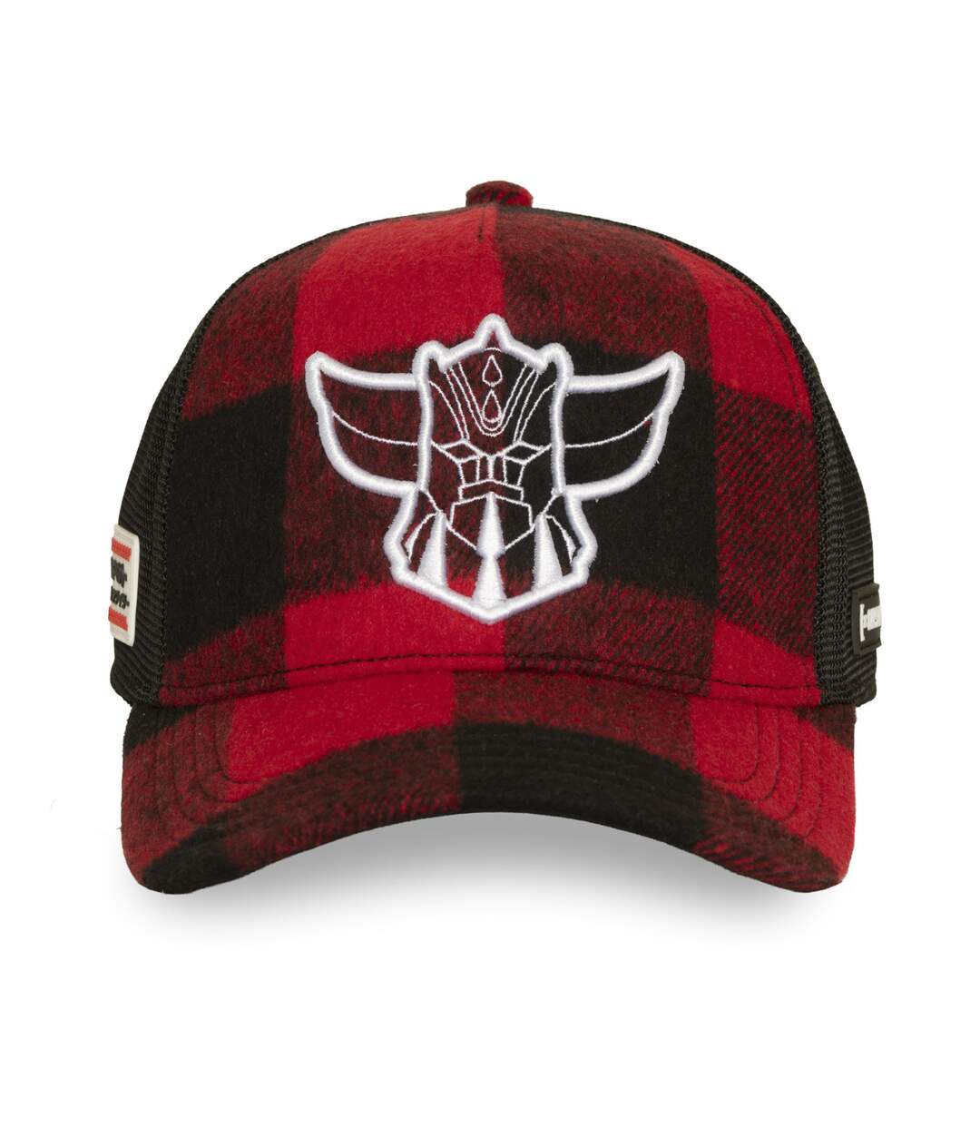 Casquette trucker premium avec filet et logo brodé Goldorak Head Capslab-2