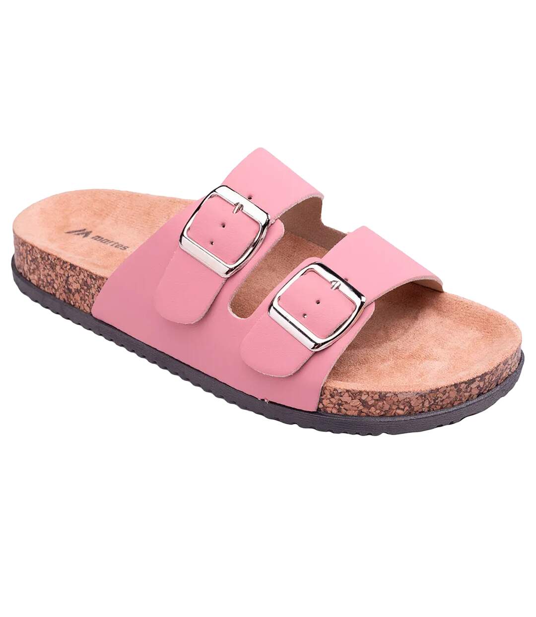 Sandales Biren Femme Rose Marron Martes-1